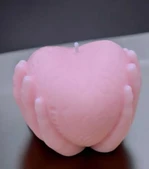 LOACANDLECO AŞKIN AVUÇLARI SOYA WAX MUM DOĞAL - 2