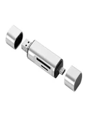 Type-C Usb Micro Sd Kart Okuyucu Çevirici Dönüştürücü Adaptör PC, Dizüstü, Tablet, Telefon Uyumlu - 2