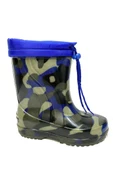 Kral 03101 Kürklü Sıcak Astar Filet Çocuk Yağmur Çizme - 5