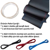 Clio 4 FAZ 1 2014-2017 Araca Özel Direksiyon Kılıfı (Makyajlı Kasalara Uyumlu Değildir) - 2