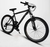 Sarissa Moon 26" Jant MTB Ön Amortisörlü Shimano 21 Vites Wake Gidon V Fren Dağ Bisikleti Siyah Gri - 5