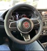 Fiat Egea Easy Plastik Direksiyon İçin Uyumlu Üniversal Dikmeli Direksiyon Kılıfı thumbnail 3