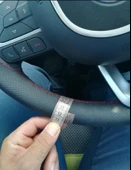 Fiat Egea Easy Plastik Direksiyon İçin Uyumlu Üniversal Dikmeli Direksiyon Kılıfı thumbnail 5