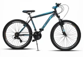 Sarissa Moon 26" Jant MTB Ön Amortisörlü Shimano 21 Vites V Fren Wake Gidon Dağ Bisikleti Siyah Mavi - 1