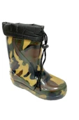 Kral 03101 Kürklü Sıcak Astar Filet Çocuk Yağmur Çizme - 7