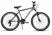 Sarissa Moon 26" Jant MTB Ön Amortisörlü Shimano 21 Vites Wake Gidon V Fren Dağ Bisikleti Siyah Gri - 1