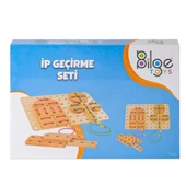 Nessiworld BLG-111 Ahşap İp Geçirme Oyun Seti - 1
