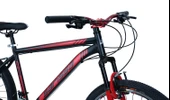 Sarissa Moon 27,5" Jant MTB Ön Amortisörlü Shimano 21 Vites V Fren Dağ Bisikleti Siyah Kırmızı thumbnail 3