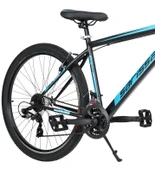 Sarissa Moon 27,5" Jant MTB Ön Amortisörlü Shimano Kelebek 21 Vites V Fren Dağ Bisikleti Siyah Mavi thumbnail 3