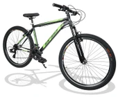 Sarissa Moon 27,5" Jant MTB Ön Amortisörlü Shimano Kelebek 21 Vites V Fren Dağ Bisikleti Siyah Yeşil - 1