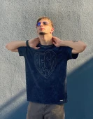 Peso Oversize Acid Wash Tişört - 3