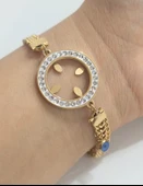 Monalisa Home Lüks  Gösterişli Figürlü Altın Renk Bileklik - 1