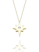 Kutup Yıldızı  Çok Şık 14 Ayar Altın Kolye thumbnail 1