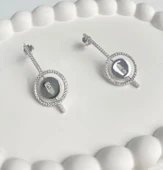 925 Ayar Gümüş (Silver) Kadın Küpe - 1