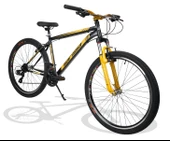 Sarissa Moon 27,5" Jant MTB Ön Amortisörlü Shimano Kelebek 21 Vites V Fren Dağ Bisikleti Siyah Sarı - 1