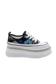 Guja Siyah Yüksek Taban Kadın Sneaker 25Y423-6 Z - 1