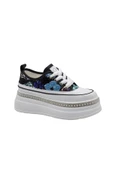 Guja Siyah Yüksek Taban Kadın Sneaker 25Y423-6 Z - 3