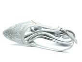 Feles Arkası Açık Şeffaf Taş Detaylı Sindirella Kadın Kısa Topuklu Ayakkabı thumbnail 8