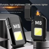 ELEKTRİKLİ ÇAKMAK  GAZSIZ USB  ŞARJLI EL FENERİ - 3