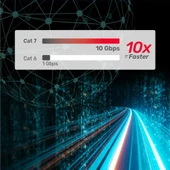 UNITEK CAT7 PATCH KABLO 20MT FLAT 10GBPS C1897BK-20M thumbnail 4