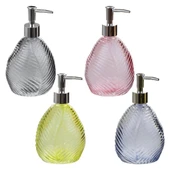 Cam Oval Desenli Sıvı Sabunluk - 3