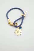 İpli Yonca Bileklik - Mavi thumbnail 2