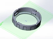Byr BLENDFORCE serisi LM42..., LM43... modellerinin MOULINEX blender haznesinin bıçak grubunun somunu (kelepçesi) Ürün numarası MS-651391 (Plastik Aparattır!!!) 3D - 1