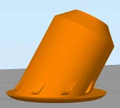 Byr Chrysler Voyager/Dodge Caravan Sürgülü Kapı Sütunu Tapası (04717376) (Plastik Aparattır!!!) 3D - 1