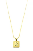 Göz Kolye- 60 cm - Altın - 1
