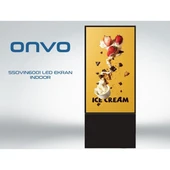 ONVO 55" Dokunmatik 55OVIN6001 Ofis,Otel,Restoran 2GB RAM- 32GB ROM- 4K Videowall Cihazı Siyah - 1
