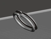 Byr Banyoda perde için yüzük (Plastik Aparattır!!!) 3D thumbnail 2