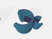 Byr Örneğin bir teknede 20 mm tüp için kablo sabitleme (Plastik Aparattır!!!) 3D thumbnail 3