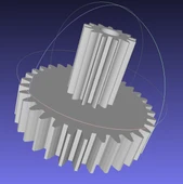 Byr Blender için dişli (Plastik Aparattır!!!) 3D - 1