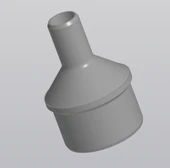 Byr Çamaşır makinesinin tahliye hortumu için 50x20 adaptörü (Plastik Aparattır!!!) 3D - 1