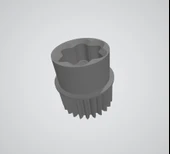 Byr Bir fincan blender için dişli (Plastik Aparattır!!!) 3D - 1