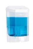 Plastik Büyük Şeffaf Sıvı Sabunluk 1000 Ml. Royaleks-F086 - 2