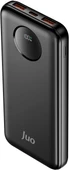 Juo 10000mAh 22.5W Dijital Led Ekranlı Taşınabilir Hızlı Şarj Cihazı Powerbank Siyah - 1