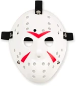 Beyaz Renk Kırmızı Çizgili Tam Yüz Hokey Jason Maskesi Hannibal Maskesi - 2