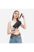 Minik Boy Krinkıl Kumaş Kadın Postacı Çantası Smart Bags 1191 - 6