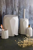 Omnipazar ELF-479 Geo 4'lü Çöp Kovalı Wc Fırçalı Banyo Seti - 7