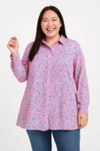 KADIN Büyük Beden Gömlek Tunik - 4