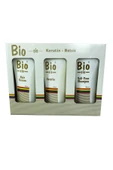Brezilya Fönü 3'lü Kutulu Set Keratin + Saç Kremi + Tuzsuz Şampuan Düz ve Işıltılı Saçlar Botox - 2