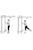 Dring Ankle Strap  Ayak Bilegi Fitness Çalışma Kemeri kablo Egzersizleri için 1 ÇİFT - 4