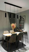 Mylights sıralı masaüstü beşli 5 li sartkıt 120cm metal gövde tasarruflu led ampul ile spot sarkıt  avize - 1