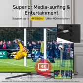 UNITEK USB-C 3.2 KABLO 2MT 5GBPS 4K (C14091ABK) thumbnail 4