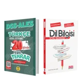 Tasarı Eğitim DGS ALES Türkçe 20 Günde Tam Tekrar ve AKM Dil Bilgisi Soru Bankası Seti 2 Kitap - 1