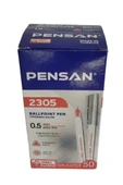 Pensan Büro Tükenmez Kalem 0.5 Mm. Kırmızı 50'li - 1