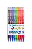 Noki Liqeo G-7008B İnstant Dry Gel Kalem 0.7 Mm 8'li Pvc - 1