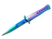 Tac-force Tac Force Ti-lite 1111 Gk Gökkuşağı Kamp / Av Çakısı 23cm- Yarı Otomatik, Kemerlikli, Metal Desenli Sap - 1