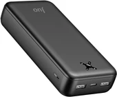Juo 20000mAh 10.5W Çift USB-A Çıkışlı Powerbank Taşınabilir Hızlı Şarj Cihazı Siyah thumbnail 1